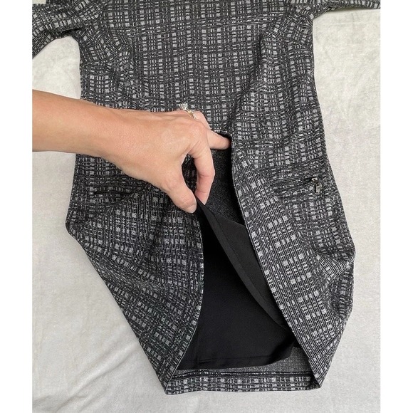 Ann Taylor Dress Womens Petite XS Black White‎ Career Office Siren Finance Babe - Picture 6 of 8